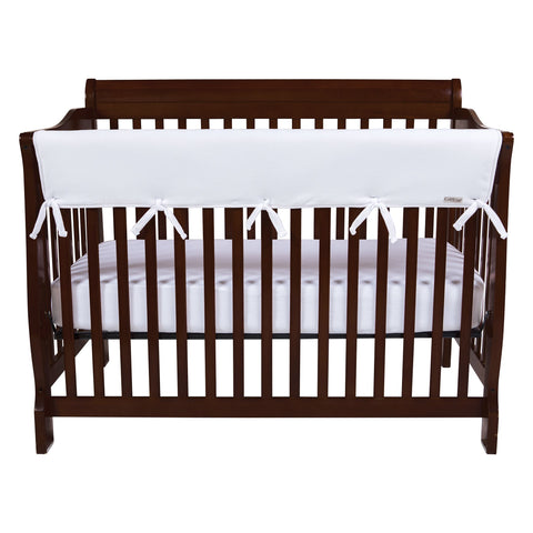 CribWrap® Wide 1 Long White Fleece Rail Cover