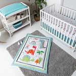 Photo 11 Dinosaur Roar 3 Piece Crib Bedding Set