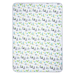 Photo 3 Dinosaurs Around the World Reversible Jersey Crib Quilt