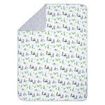 Photo 4 Dinosaurs Around the World Reversible Jersey Crib Quilt