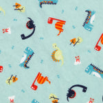 Photo 2 Dinosaurs Deluxe Flannel Changing Pad Cover