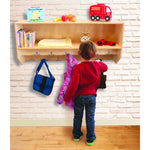 Photo 3 Double Row Wall Mount Coat Rack