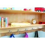 Photo 2 Double Row Wall Mount Coat Rack