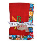 Dr. Seuss Alphabet Seuss Framed Coral Fleece Baby Blanket