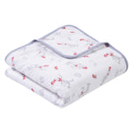 Dr. Seuss Cat in the Hat Luxe Muslin Blanket