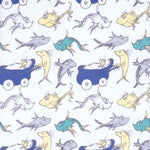 Photo 2 Dr. Seuss New Fish Fitted Crib Sheet