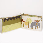 Elephant Brigade 4pc Crib Bedding Set