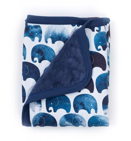 Elephant Jersey Cuddle Blanket