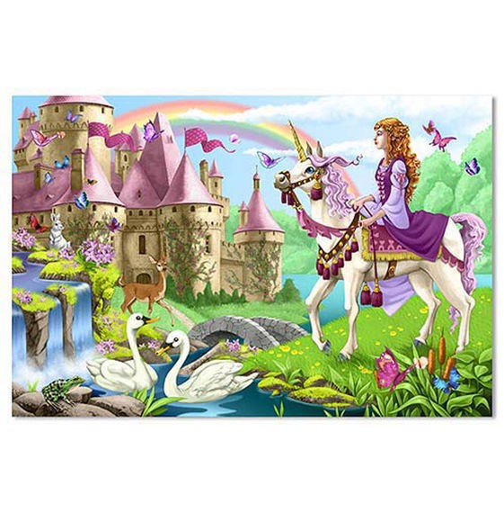 Fairy Tale Castle Floor Puzzle (48 pc)