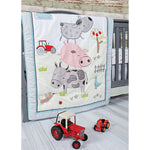 Photo 14 Farm Stack 4 Piece Crib Bedding Set