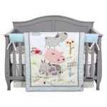 Photo 2 Farm Stack 4 Piece Crib Bedding Set