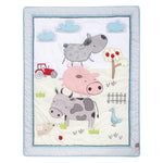 Photo 4 Farm Stack 4 Piece Crib Bedding Set