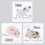 Photo 2 Farm Stack Canvas Wall Art 3 Pack