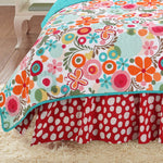 Photo 6 Floral 8PC Full Bedding Set Lizzie Collection
