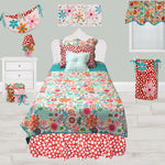Photo 3 Floral Twin Quilt Lizzie Collection