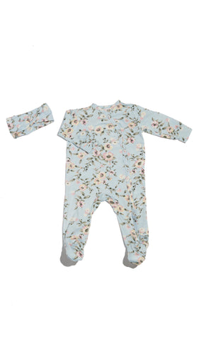 Footie 2-Piece Set-Cloud Blue