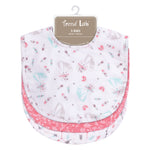 Photo 2 Fox and Feathers 3 Pack Bib Set