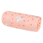 Photo 2 Fox and Flowers Jumbo Deluxe Flannel Swaddle Blanket