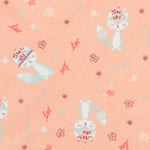 Photo 3 Fox and Flowers Jumbo Deluxe Flannel Swaddle Blanket