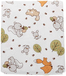 Photo 3 Friendly Forest Deluxe Flannel Fitted Crib Sheet