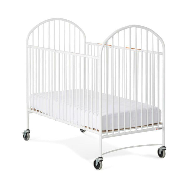 Full-Size Pinnacle EasyRoll Folding Crib w/ 4" Casters (Mattress Not Inc