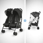 G-Link 2 Double Stroller and Rain Shield Bundle