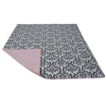 Photo 5 Girly Damask Full/Queen 3 Pc Reversible Bedding Set
