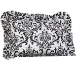 Photo 4 Girly Damask Full/Queen 3 Pc Reversible Bedding Set