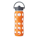 Photo 1 Glass Bottle with Straw Cap and Silicone Sleeve - 22oz