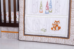 Photo 3 Gnome Boy 4 Piece Crib Bedding Set