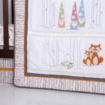 Gnome Boy 4 Piece Crib Bedding Set