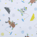 Photo 2 Gone Ice Fishing Deluxe Flannel Fitted Crib Sheet