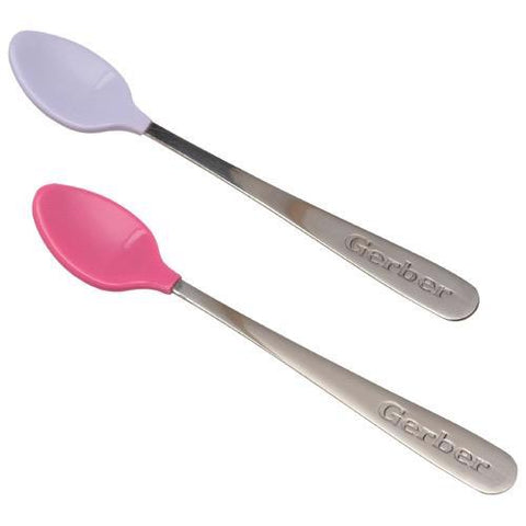 Graduates Soft Bite Infant Spoons, 2pk - Assorted Colors