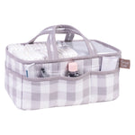 Photo 3 Gray and White Buffalo Check Storage Caddy