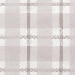 Gray and White Plaid Deluxe Flannel Fitted Crib Sheet