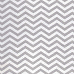 Photo 3 Gray Chevron Deluxe Flannel Changing Pad Cover