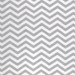 Photo 2 Gray Chevron Deluxe Flannel Fitted Crib Sheet