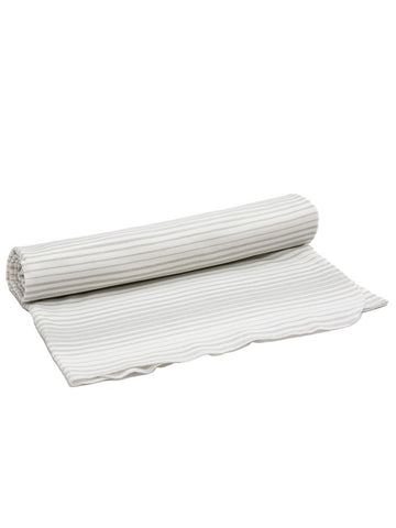 Gray Ombre Stripe Baby Swaddle Blanket