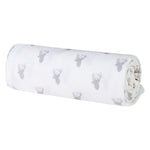 Photo 3 Gray Stag Silhouettes Jumbo Deluxe Flannel Swaddle Blanket