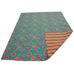 Gypsy Floral 2 Piece Reversible  Twin Quilt  Bedding Set