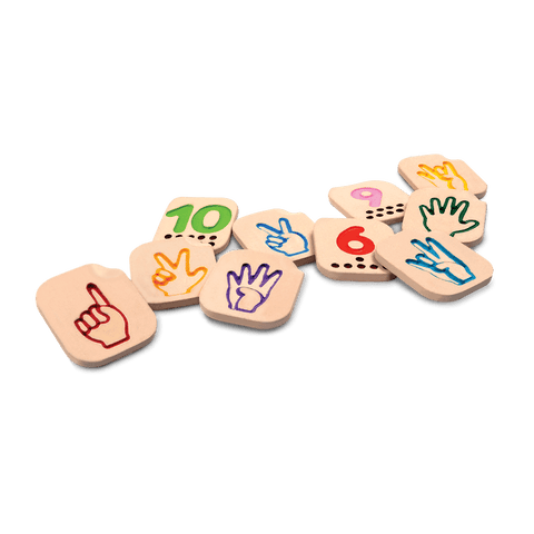Hand Sign Language Numbers 1-10 - 5655