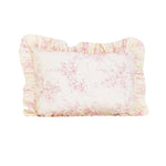 Heaven Sent Girl 8 Pc Pink Floral Queen Bed Set (Dust Ruffle, Quilt, 2 Pillow Case, 2 Pillow Sham, 2 Throw Pillow)