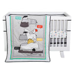 Photo 3 Hello 4 Piece Crib Bedding Set