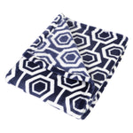 Hexagon Plush Baby Blanket