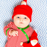 Holiday Santa Beanie + Buddy Toy Set