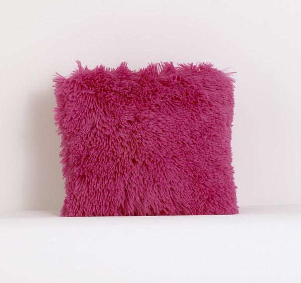 Hottsie Dottsie Decor Pillow Hot Pink Fur