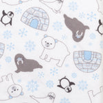 Photo 2 Igloo Friends Deluxe Flannel Fitted Crib Sheet