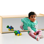 Infant Storage Shelf With Mirror Back