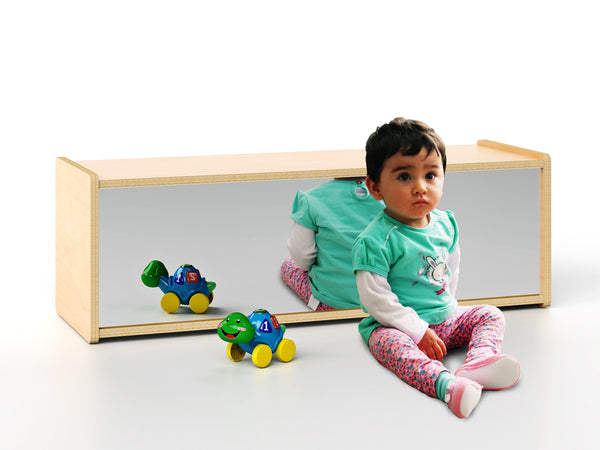 Infant Storage Shelf With Mirror Back