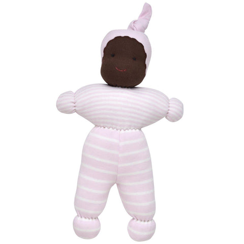 Jayla Baby Doll - Pale Pink Stripe